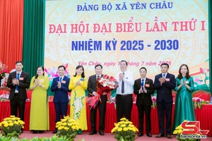 Đại hội đại biểu Đảng bộ xã Yên Châu lần thứ I, nhiệm kỳ 2025 - 2030 thành công tốt đẹp