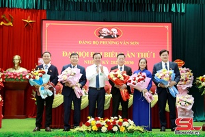 Đại hội đại biểu Đảng bộ phường Vân Sơn lần thứ I thành công tốt đẹp