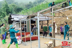 'Mưa bão gây thiệt hại tại xã Yên Châu