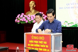 Phát động quyên góp, ủng hộ khắc phục thiên tai