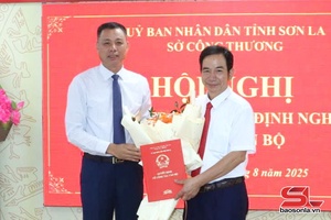 'Sở Công Thương công bố quyết định về công tác cán bộ