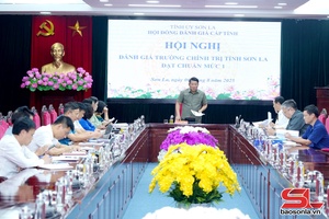Hội nghị đánh giá Trường Chính trị tỉnh đạt chuẩn mức 1