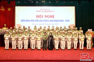 Công an Sơn La tuyên dương 100 điển hình tiên tiến, giai đoạn 2020-2025