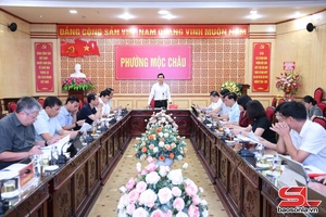 Đồng chí Bí thư Tỉnh ủy nắm tình hình triển khai Dự án đường trục chính đô thị - nội thị Mộc Châu