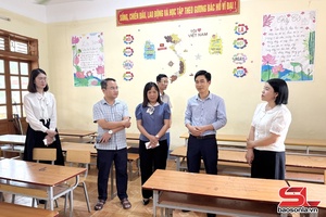 'Xã Nậm Lầu kiểm tra công tác chuẩn bị năm học mới tại các trường học trên địa bàn