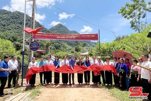 'Khánh thành Công trình thanh niên “Đèn năng lượng mặt trời”