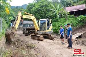 'Xã Chiềng Sại ra quân “Ngày thứ Bảy tình nguyện về xây dựng nông thôn mới”