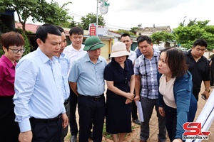 Đẩy nhanh tiến độ giải phóng mặt bằng dự án đường trục chính đô thị - nội thị Mộc Châu