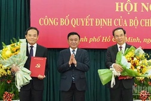 Đồng chí Trần Lưu Quang giữ chức Bí thư Thành ủy Thành phố Hồ Chí Minh

