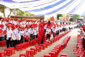 'Trường TH&THCS 14-6, phường Vân Sơn, phấn khởi bước vào năm học mới