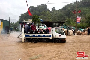 'Chủ động các biện pháp phòng, chống bão lũ do mưa lớn tại khu vực Mộc Châu
