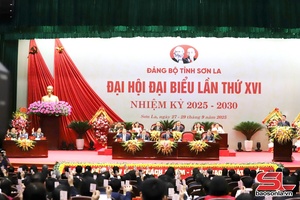 Thông qua Nghị quyết Đại hội đại biểu Đảng bộ tỉnh Sơn La lần thứ XVI, nhiệm kỳ 2025 - 2030