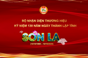 'Bộ nhận diện thương hiệu chào mừng kỷ niệm 130 năm ngày Thành lập tỉnh Sơn La