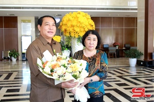 Đoàn đại biểu tỉnh Xiêng Khoảng và Hủa Phăn sang dự Lễ kỷ niệm 130 năm Ngày thành lập tỉnh Sơn La
