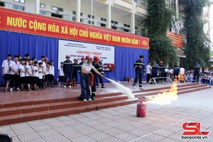 'Sơn La đồng loạt tổ chức tuyên truyền, trải nghiệm, thực hành PCCC và CNCH