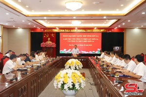 Đoàn đại biểu Quốc hội tỉnh làm việc với Công ty Điện lực và Công ty Thủy điện Sơn La