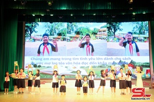 'Khai mạc Liên hoan học sinh tuyên truyền phát triển văn hóa đọc và giới thiệu sách năm 2025