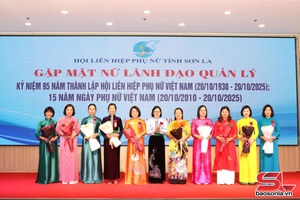 'Gặp mặt nữ lãnh đạo quản lý nhân Kỷ niệm 95 năm Ngày thành lập Hội LHPN Việt Nam