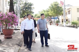 'Đồng chí Phó Chủ tịch UBND tỉnh kiểm tra phương án sắp xếp lại, xử lý các cơ sở, nhà đất là trụ sở dôi dư của các cơ quan, đơn vị