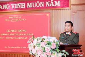 Công an tỉnh phát động Phong trào thi đua “Ba nhất”