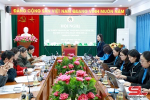 'Hội nghị lấy ý kiến tham gia dự thảo Báo cáo chính trị Đại hội XVI Công đoàn tỉnh Sơn La