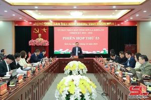 Phiên họp thứ 53, UBND tỉnh khóa XV
