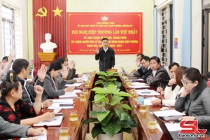 'Ủy ban MTTQ Việt Nam phường Chiềng An: Hội nghị hiệp thương lần thứ nhất