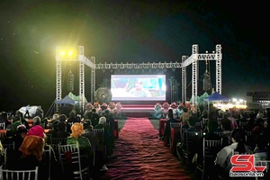 'Chiếu phim “Mưa đỏ” tại Ngày hội văn hóa, thể thao xã Tường Hạ