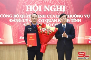 'Công bố quyết định của Ban Thường vụ Đảng ủy các cơ quan Đảng tỉnh về công tác cán bộ tại Đảng ủy Viện Kiểm sát nhân dân tỉnh Sơn La