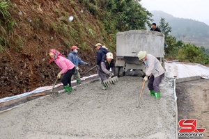 'Những công trình chào xuân mới ở Mường Cơi