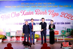 'Trung tâm Hỗ trợ phát triển giáo dục hòa nhập tỉnh tổ chức Hội chợ Xuân