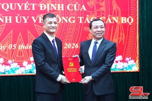 'Hội nghị công bố quyết định của Ban Thường vụ Tỉnh ủy về công tác cán bộ tại Văn phòng Tỉnh ủy Sơn La