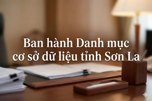 'Ban hành Danh mục cơ sở dữ liệu tỉnh Sơn La