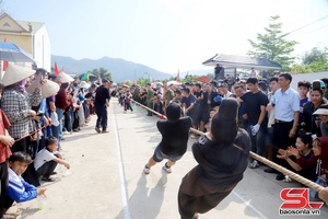 'Sôi nổi các trò chơi dân gian tại Lễ hội Dâng hương Đền thờ Hai Bà Trưng