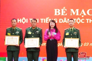 'Bộ đội Biên phòng Sơn La tổ chức Hội thi tiếng dân tộc Thái