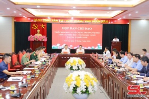 Họp Ban Chỉ đạo triển khai đầu tư xây dựng Trường Nội trú liên cấp Tiểu học - THCS tại các xã biên giới