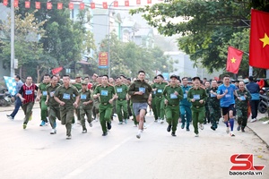 'Thuận Châu  “Hưởng ứng Ngày chạy Olympic - Vì sức khỏe toàn dân -Vì An ninh Tổ quốc”