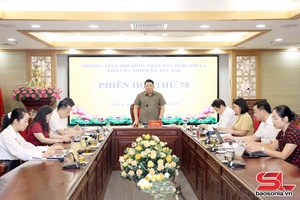 Phiên họp thứ 78 Thường trực HĐND tỉnh