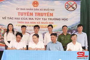 'Tuyên truyền về tác hại của ma túy tại trường học trên địa bàn xã Muổi Nọi