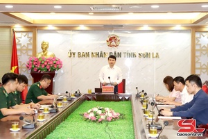 Họp bàn tiến độ giải quyết các dự án do Bộ Chỉ huy Quân sự tỉnh, Ban Chỉ huy Bộ đội biên phòng làm chủ đầu tư