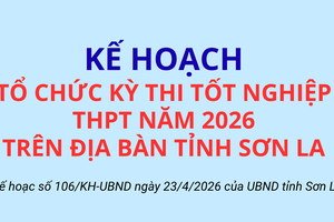'Kế hoạch tổ chức Kỳ thi tốt nghiệp THPT năm 2026 trên địa bàn tỉnh Sơn La