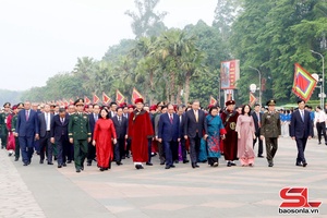 Lễ dâng hương tưởng niệm các Vua Hùng năm Bình Ngọ 2026