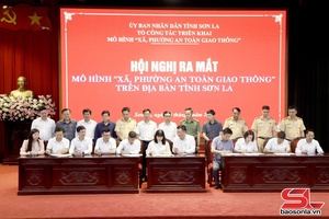 'Ra mắt mô hình “Xã, phường an toàn giao thông”