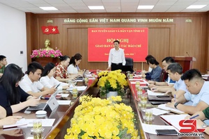 'Hội nghị giao ban công tác báo chí tháng 4