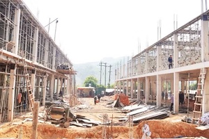 Gấp rút hoàn thành các trường nội trú liên cấp vùng biên giới