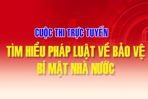 'Cuộc thi trực tuyến “Tìm hiểu pháp luật về bảo vệ bí mật nhà nước”