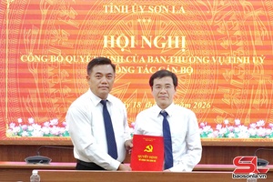 'Công bố quyết định bổ nhiệm Phó Chánh Văn phòng Tỉnh ủy Sơn La