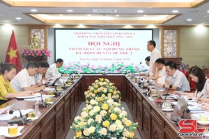 Thẩm tra nội dung trình Kỳ họp chuyên đề thứ 2 của HĐND tỉnh thuộc lĩnh vực kinh tế - ngân sách