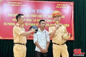 'Tăng cường tuyên truyền pháp luật giao thông cho học sinh dịp nghỉ hè