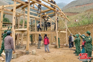 'Đồn Biên phòng Phiêng Pằn học Bác bằng những việc làm thiết thực